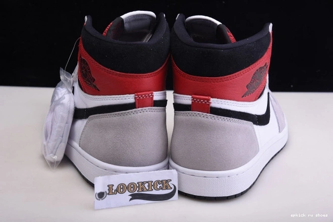 Rep High Smoke 555088-126 OG Jordan 1 Light Air Grey 0704